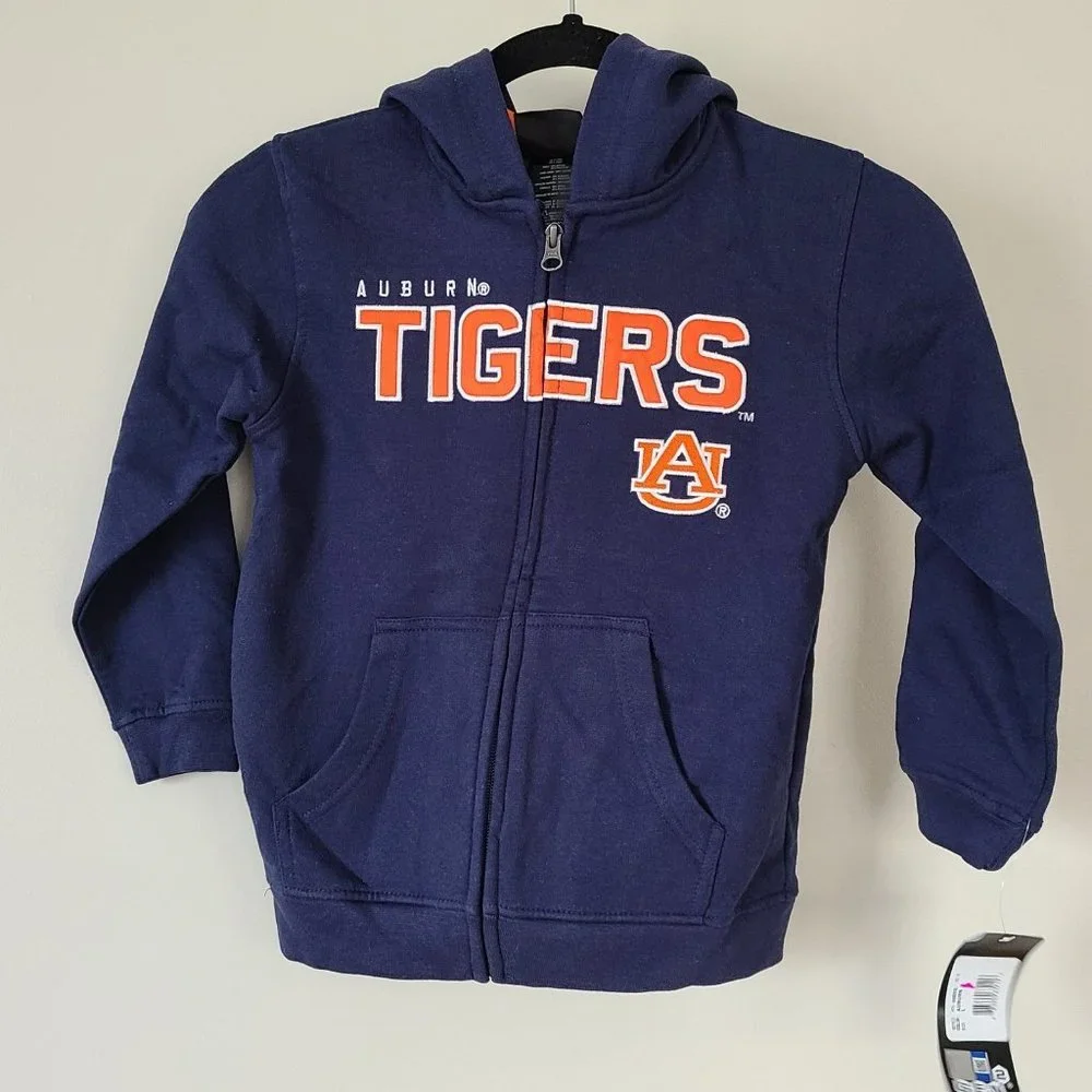 Auburn Tigers Hoodie Full Zip Youth Large Gen 2 New
